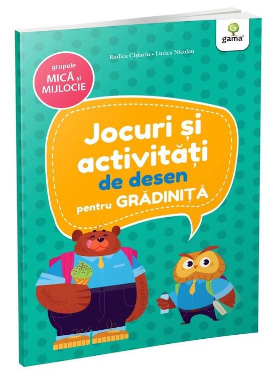 Copertă produs Jocuri și activități de desen. Grupa mică și mijlocie. Jocuri și activități pentru grădiniță - gallery big 1