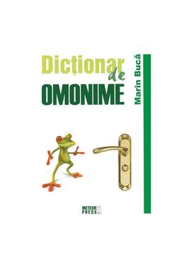 Copertă produs Dicționar de omonime