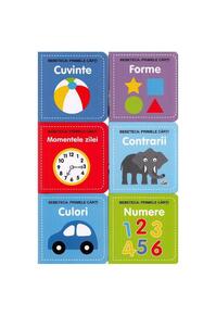 Copertă produs Bebe &icirc;nvață. Set educativ 6 cărți + 6 cuburi