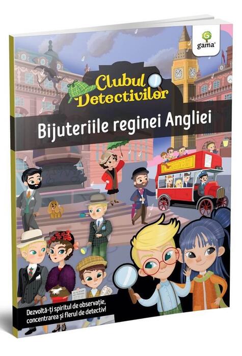 Copertă produs Bijuteriile Reginei Angliei. Clubul detectivilor