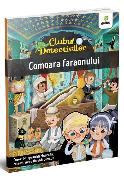 Copertă produs Comoara faraonului. Clubul detectivilor