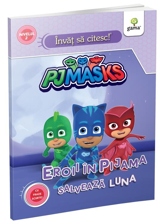 Copertă produs Eroii &icirc;n Pijama salvează Luna. &Icirc;nvăț să citesc cu PJ Masks, nivelul 2 - gallery big 1