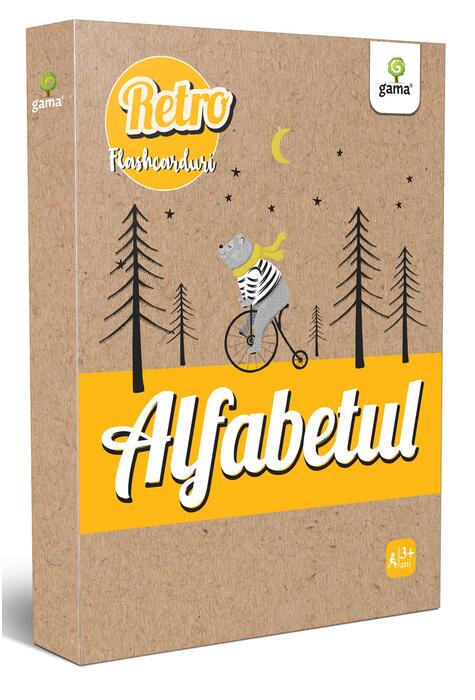 Copertă produs Alfabetul. Retro Flashcarduri