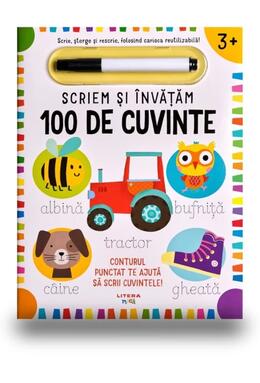 Copertă produs Scriem și &icirc;nvățăm. Primele 100 de cuvinte