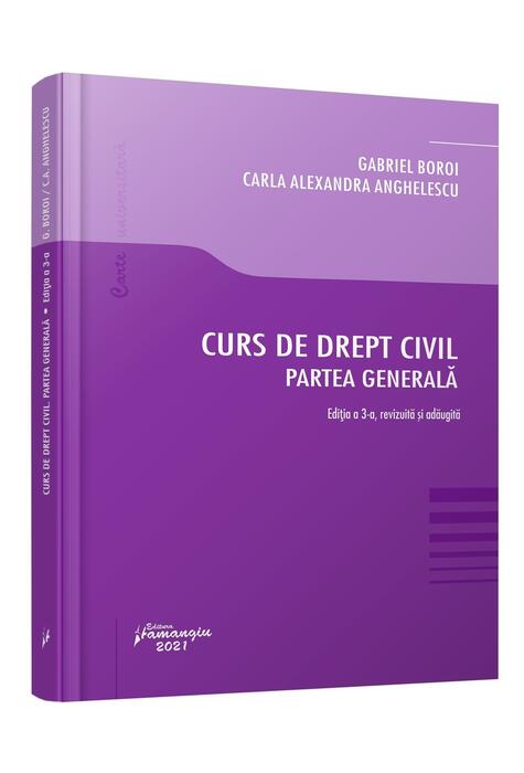 Copertă produs Curs de drept civil. Partea generală