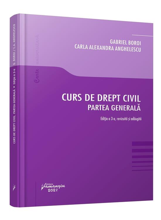 Copertă produs Curs de drept civil. Partea generală - gallery big 1