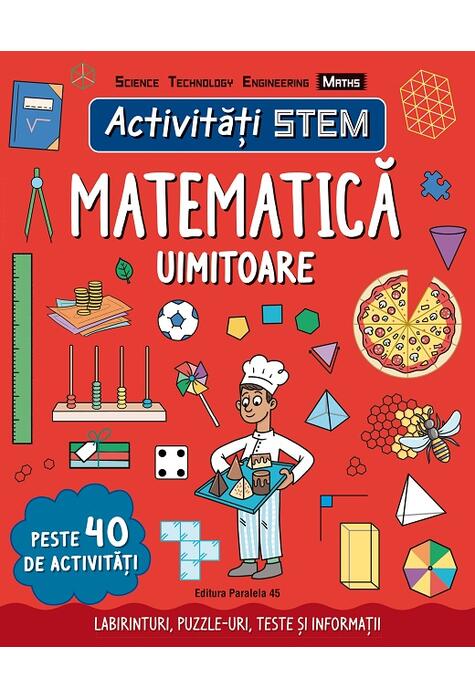 Copertă produs Activități STEM: Matematică uimitoare