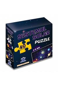 Copertă produs Sistemul Solar. Puzzle 50/70 + afiș 50/70