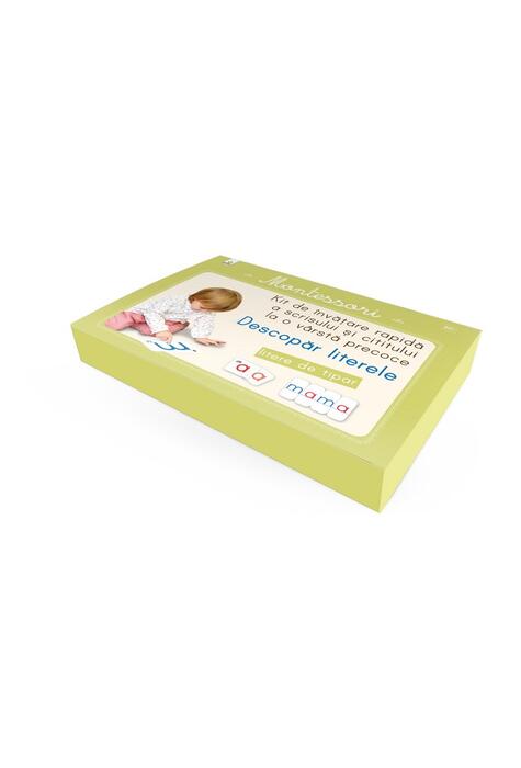 Copertă produs Descopăr literele de tipar (Kit Montessori)