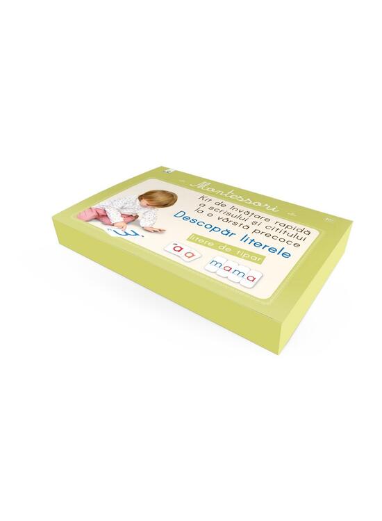 Copertă produs Descopăr literele de tipar (Kit Montessori) - gallery big 1