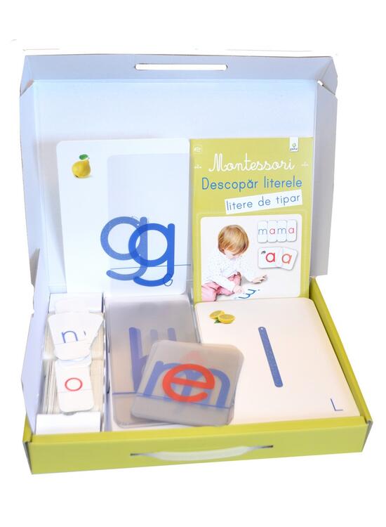 Copertă produs Descopăr literele de tipar (Kit Montessori) - gallery big 2