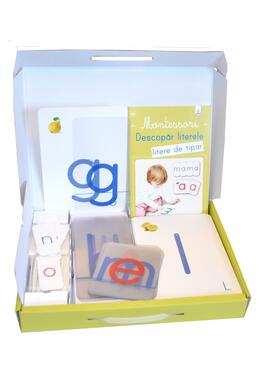 Copertă produs Descopăr literele de tipar (Kit Montessori)