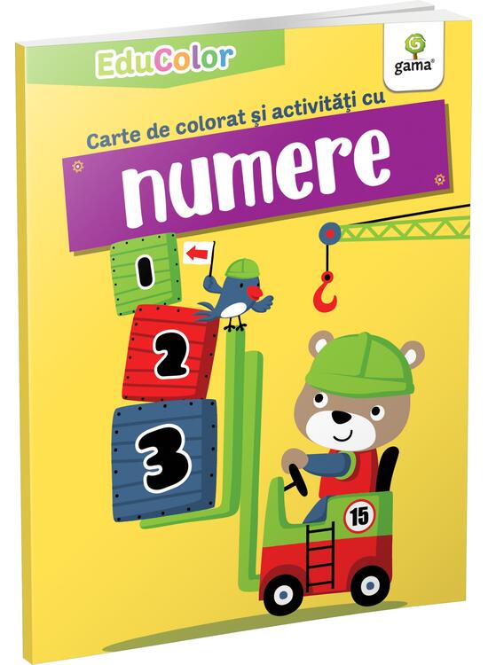 Copertă produs Carte de colorat și activități cu numere. EduColor - gallery big 1