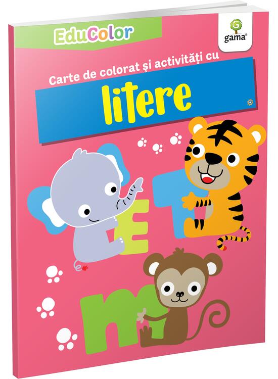 Copertă produs Carte de colorat și activități cu litere. EduColor - gallery big 1