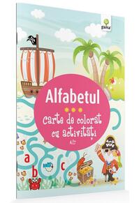 Copertă produs Alfabetul. Carte de colorat cu activități