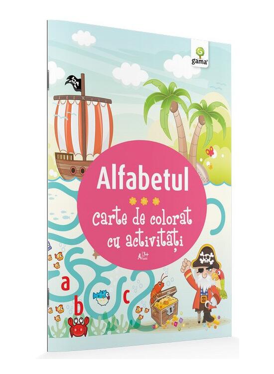 Copertă produs Alfabetul. Carte de colorat cu activități - gallery big 1