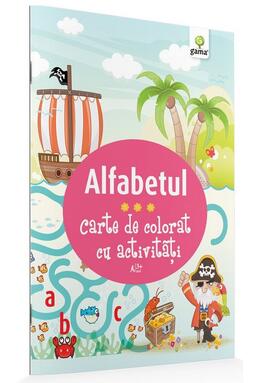Copertă produs Alfabetul. Carte de colorat cu activități