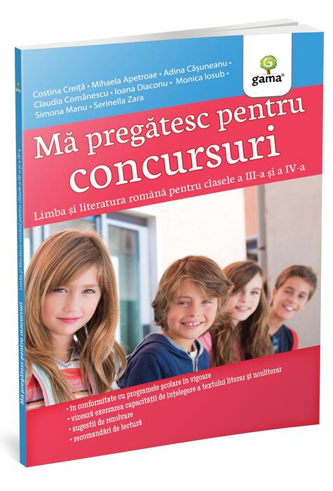 Copertă produs Mă pregătesc pentru concursuri. Limba și literatura rom&acirc;nă pentru clasele a III-a și a IV-a