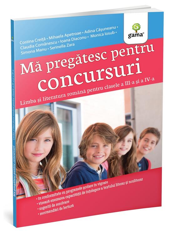 Copertă produs Mă pregătesc pentru concursuri. Limba și literatura rom&acirc;nă pentru clasele a III-a și a IV-a - gallery big 1