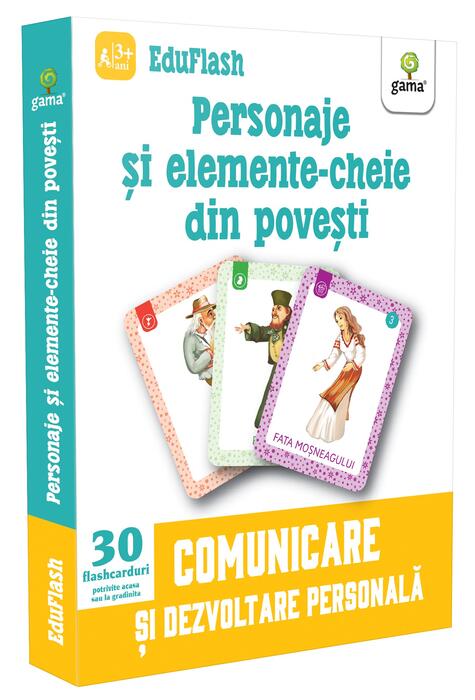 Copertă produs Personaje și elemente-cheie din povești. EduFlash