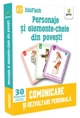 Copertă produs Personaje și elemente-cheie din povești. EduFlash