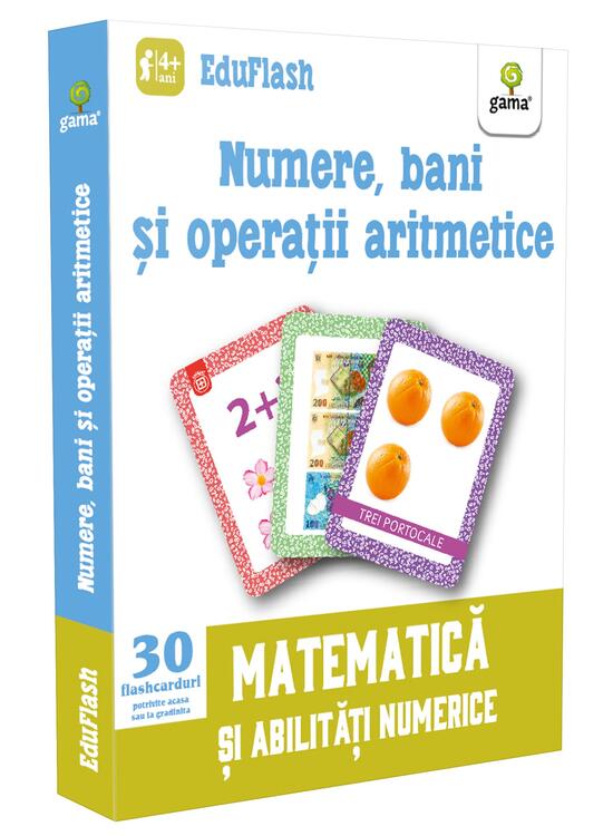 Copertă produs Numere, bani și operații aritmetice. EduFlash - gallery big 1