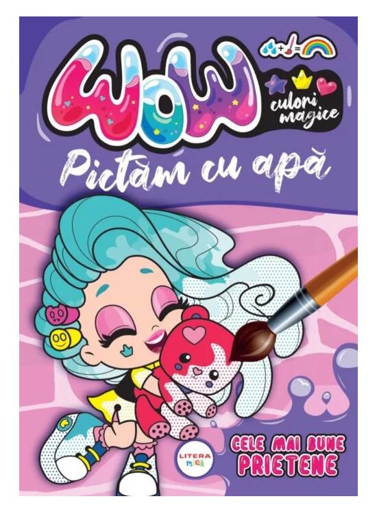 Copertă produs WOW! Culori magice. Pictăm cu apă. Cele mai bune prietene - gallery big 1