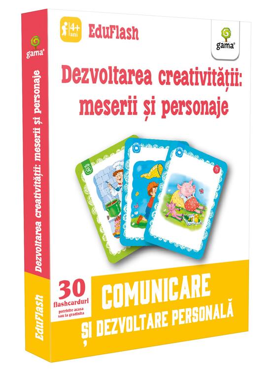 Copertă produs Dezvoltarea creativității: meserii și personaje. EduFlash - gallery big 1