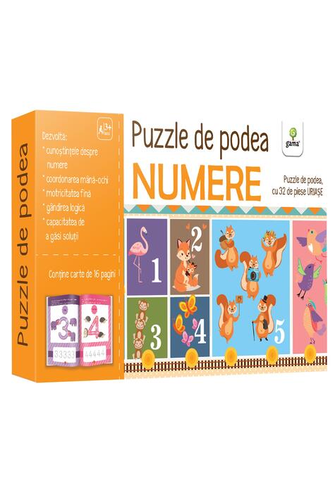 Copertă produs Numere. Puzzle de podea