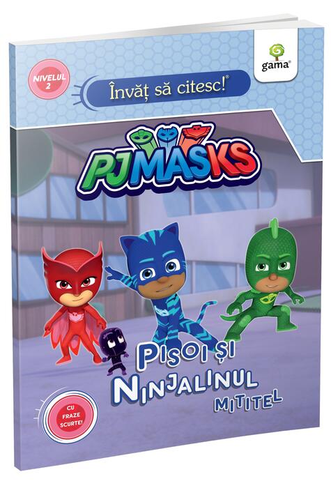 Copertă produs Pisoi și ninjalinul mititel. &Icirc;nvăț să citesc cu PJ Masks, Nivelul 2