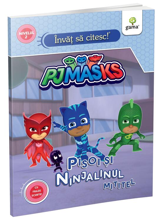 Copertă produs Pisoi și ninjalinul mititel. &Icirc;nvăț să citesc cu PJ Masks, Nivelul 2 - gallery big 1