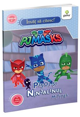 Copertă produs Pisoi și ninjalinul mititel. &Icirc;nvăț să citesc cu PJ Masks, Nivelul 2