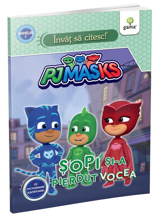 Copertă produs Șopi și-a pierdut vocea. &Icirc;nvăț să citesc cu PJ Masks, Nivelul 1 - gallery big 1