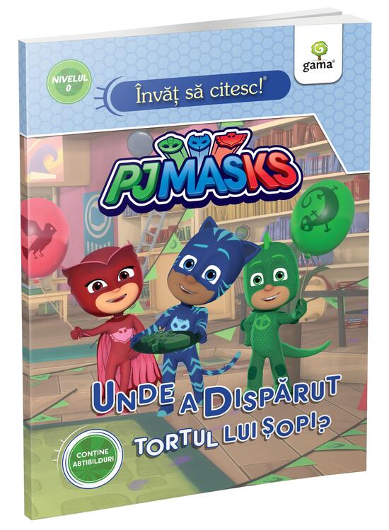 Copertă produs Unde a dispărut tortul lui Șopi? &Icirc;nvăț să citesc cu PJ Masks, Nivelul 0 - gallery big 1