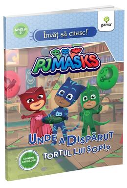 Copertă produs Unde a dispărut tortul lui Șopi? &Icirc;nvăț să citesc cu PJ Masks, Nivelul 0
