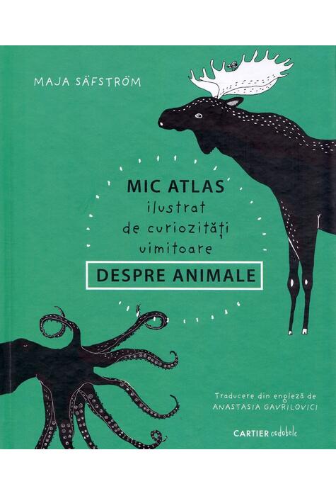 Copertă produs Mic atlas ilustrat de curiozități uimitoare despre animale