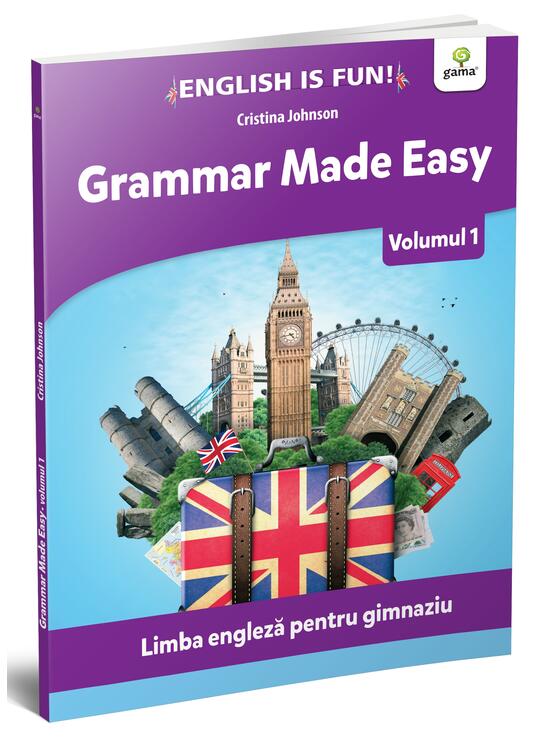 Copertă produs Grammar made easy. Limba engleză pentru gimnaziu. English is Fun - gallery big 1