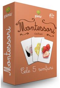 Copertă produs Cele 5 simțuri. Cărţi de joc Montessori