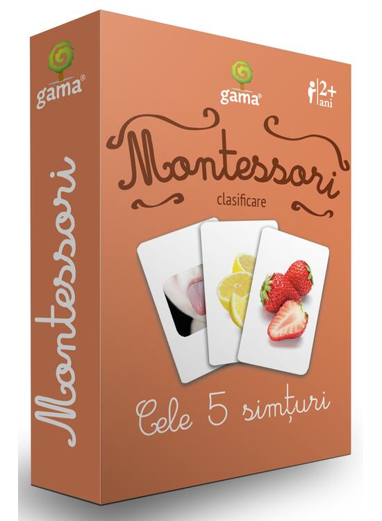 Copertă produs Cele 5 simțuri. Cărţi de joc Montessori - gallery big 1