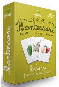 Copertă produs Arbori: frunze, flori, fructe. Cărţi de joc Montessori