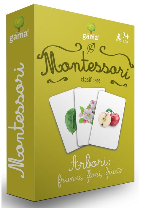Copertă produs Arbori: frunze, flori, fructe. Cărţi de joc Montessori