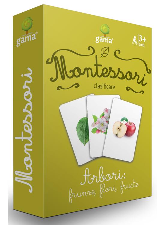 Copertă produs Arbori: frunze, flori, fructe. Cărţi de joc Montessori - gallery big 1