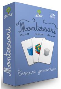 Copertă produs Corpuri geometrice. Cărţi de joc Montessori