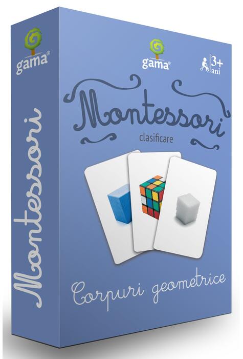 Copertă produs Corpuri geometrice. Cărţi de joc Montessori