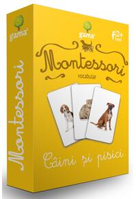 Copertă produs C&acirc;ini și pisici. Cărţi de joc Montessori