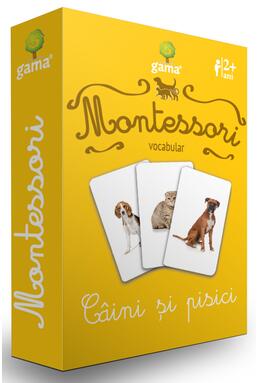 Copertă produs C&acirc;ini și pisici. Cărţi de joc Montessori