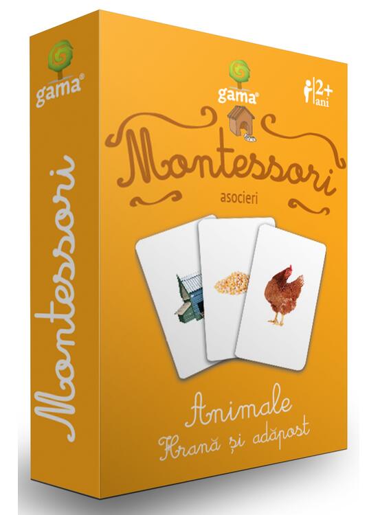 Copertă produs Animale. Hrană și adăpost. Cărţi de joc Montessori - gallery big 1