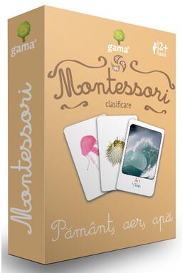 Copertă produs Păm&acirc;nt, aer, apă. Cărţi de joc Montessori