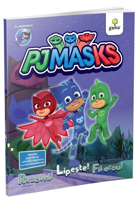 Copertă produs PJ MASKS: Rezolvă! Lipește! Fii Erou! Activități cu PJ MASKS