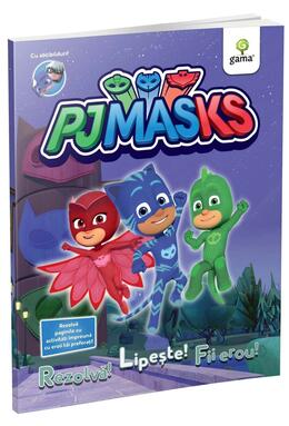 Copertă produs PJ MASKS: Rezolvă! Lipește! Fii Erou! Activități cu PJ MASKS